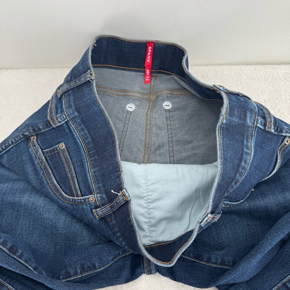 Spanx Skinny Jeans Pull On Stretchy Ankle Blue Women’s XL - Picture 5 of 11